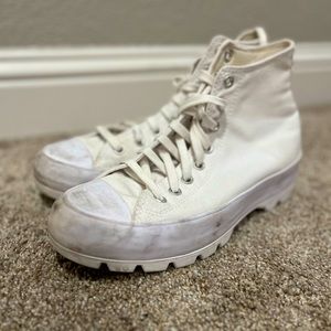 White High Top Converse